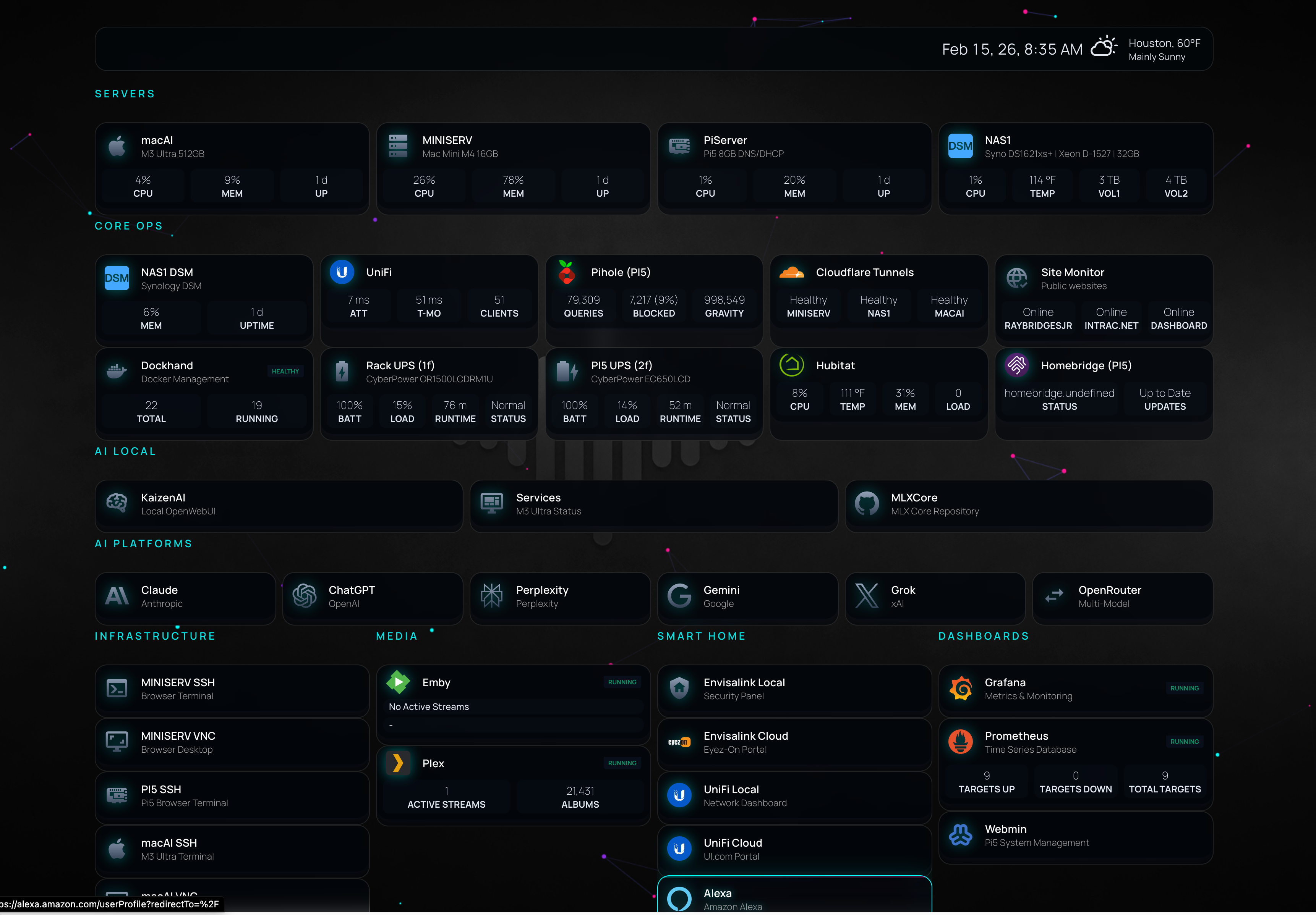 Citadel Infrastructure Dashboard